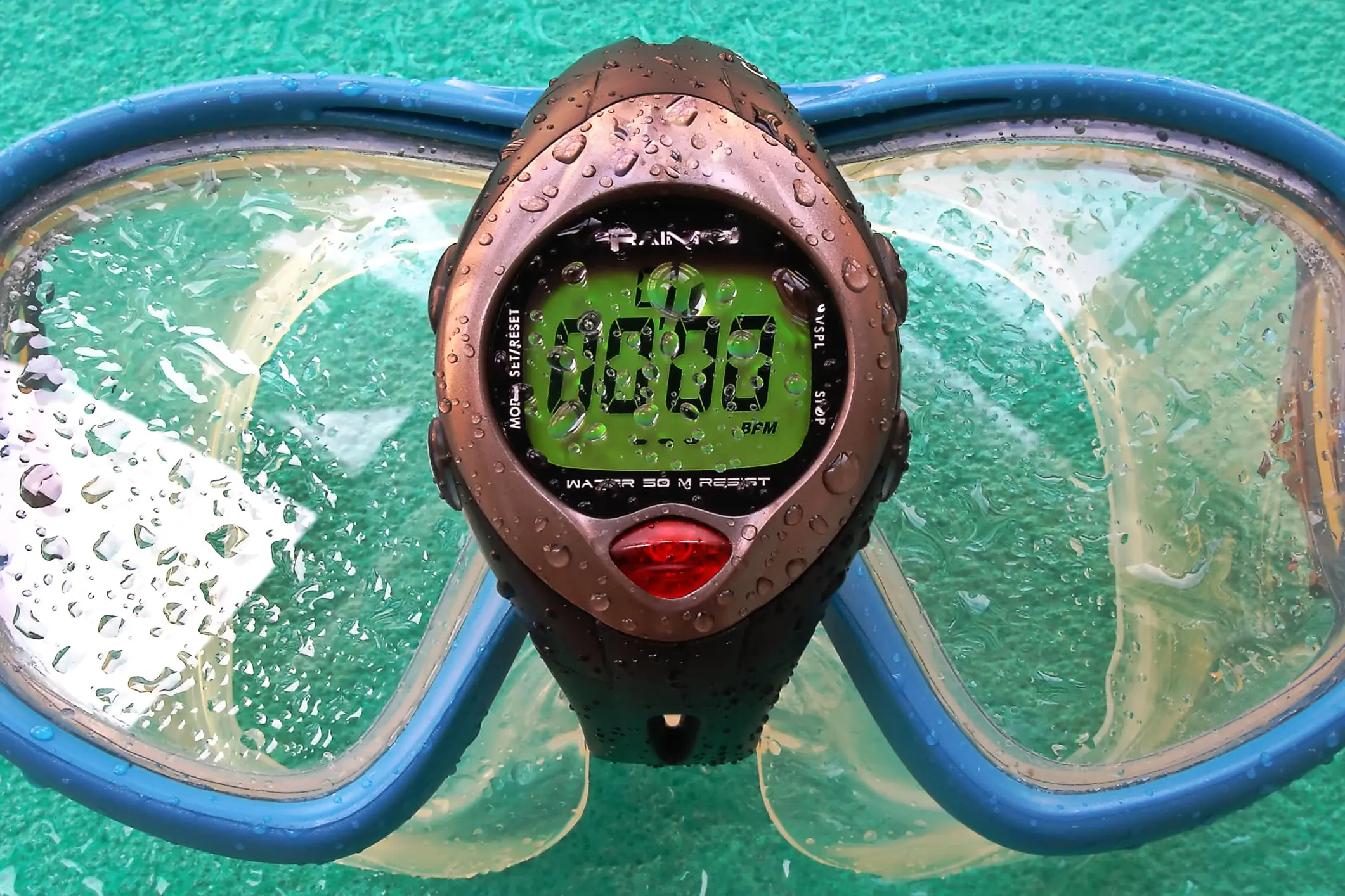 Stopwatch water resistant timing device